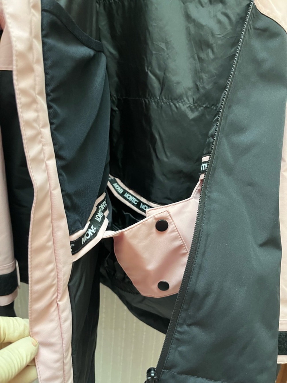 Montec Doom W Snowboard Jacket Women Soft Pink/Black Sz L - Picture 14 of 16